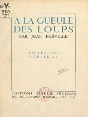 cover image of À la gueule des loups